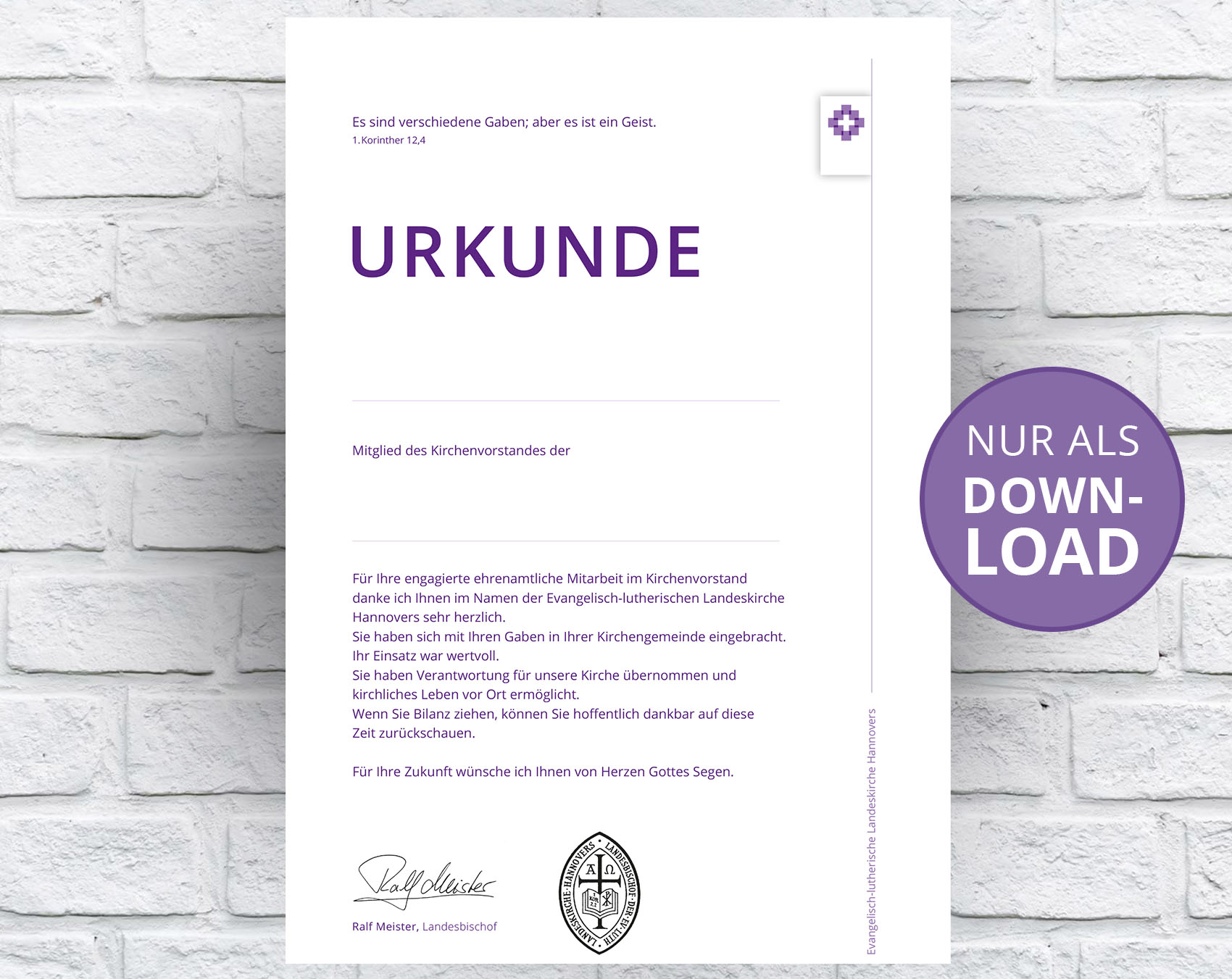 Urkunden zum Download