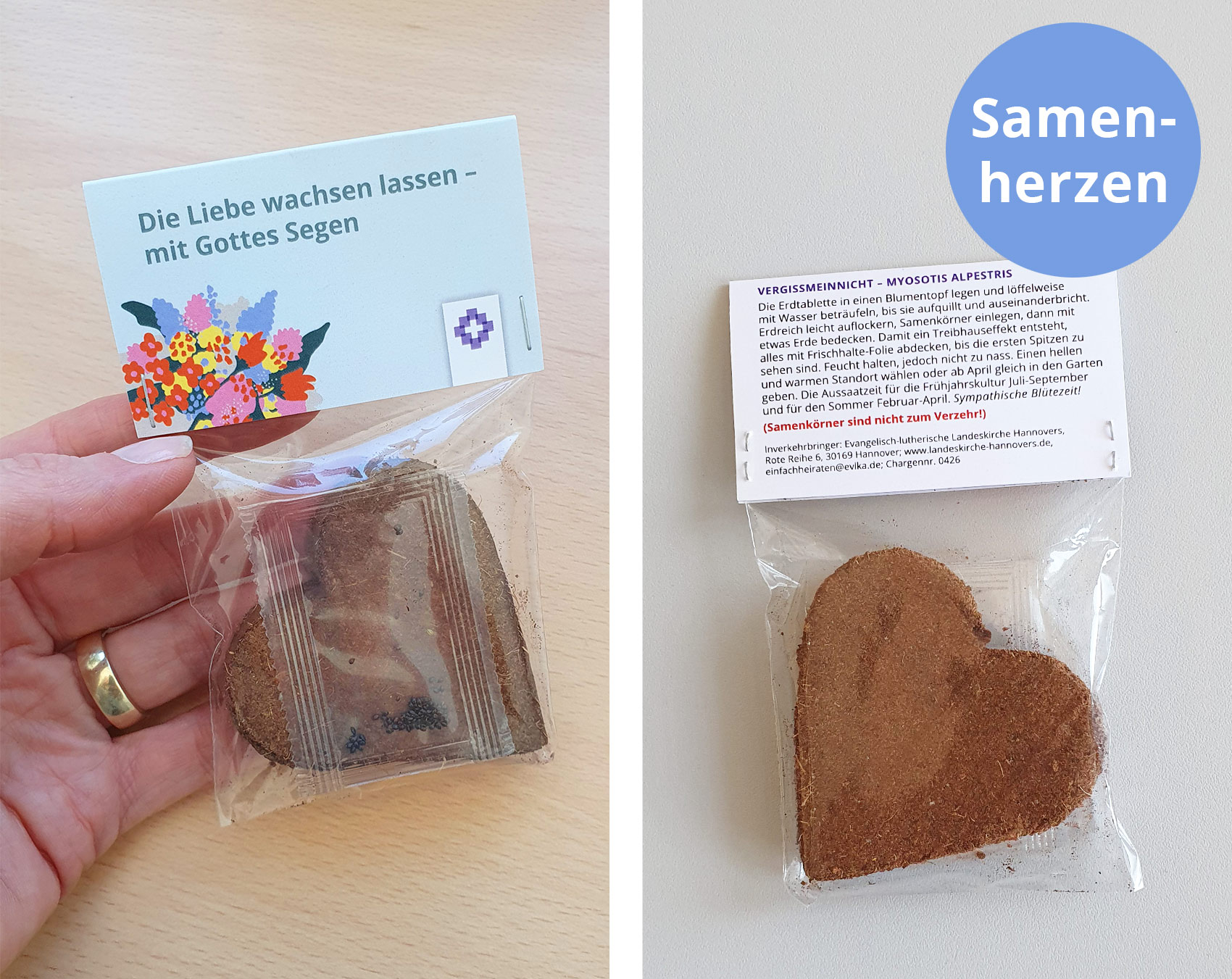 Samenherzen "einfach heiraten"