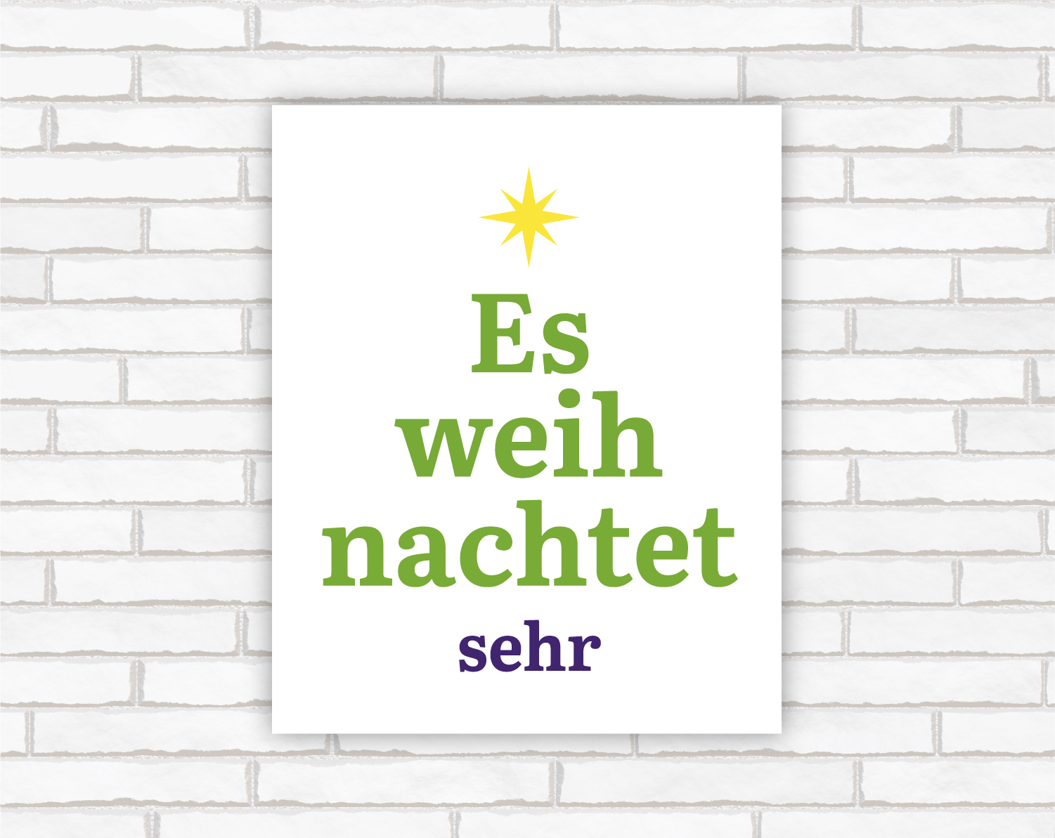 esweihnachtetsehr Hauttattoo "esweihnachtetsehr"