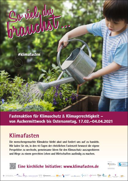 Klimafasten – Werbeplakat