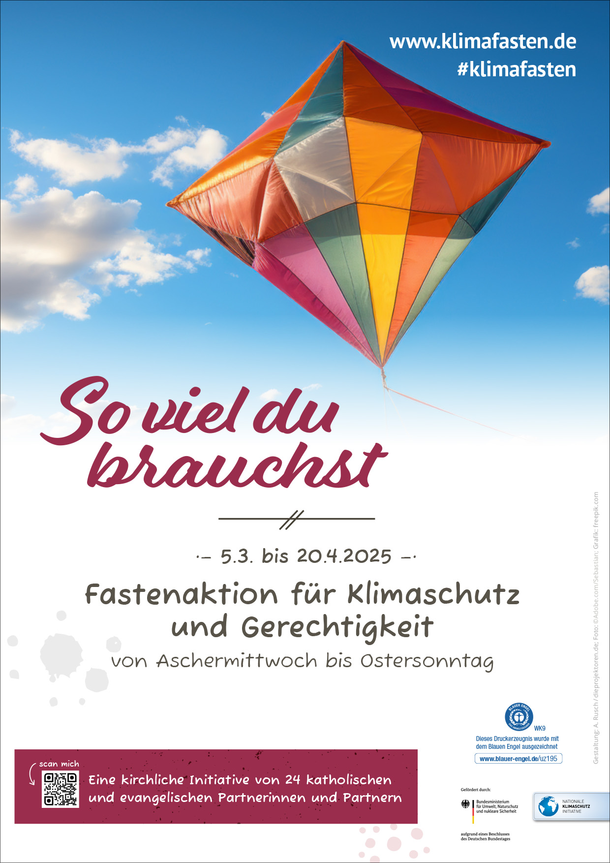 12-300043-5 Klimafasten – Werbeplakat