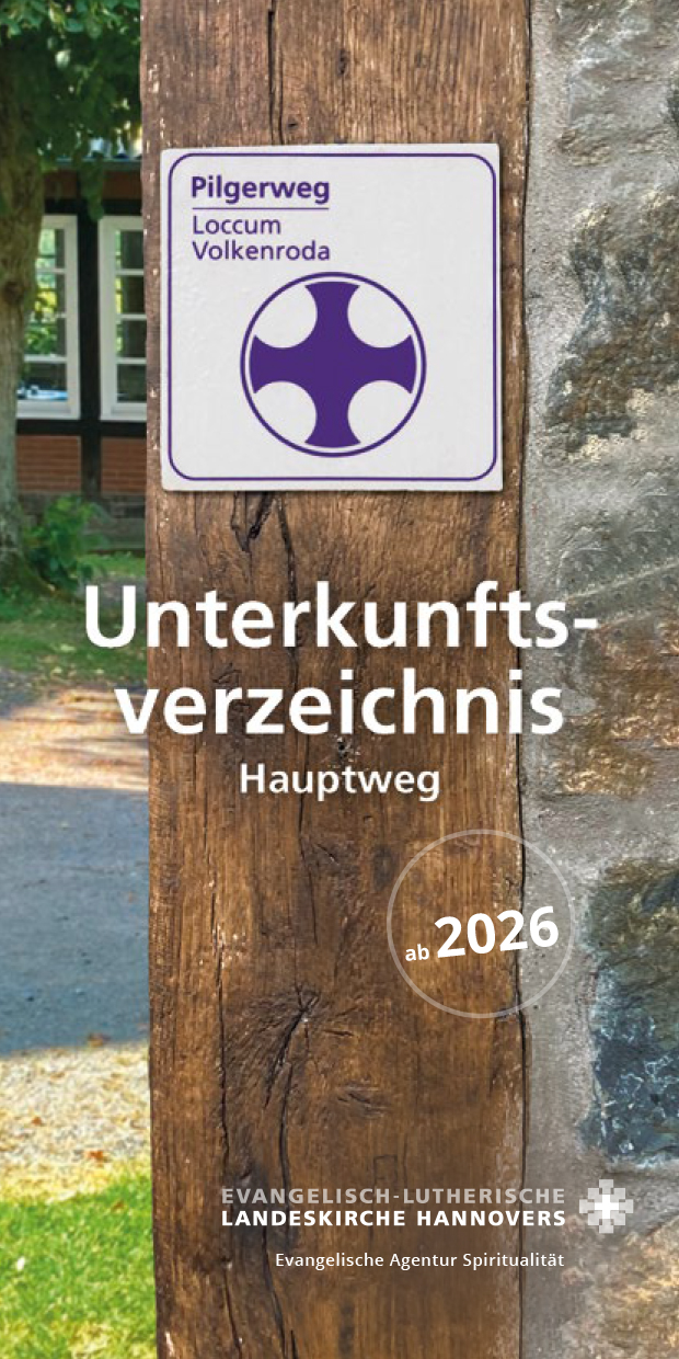 Pilgerweg Loccum-Volkenroda – Unterkunftsverzeichnis, Hauptweg