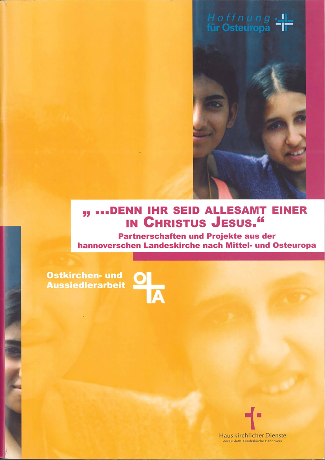 12-600014 ... denn ihr seid allesamt einer in Christus Jesus
