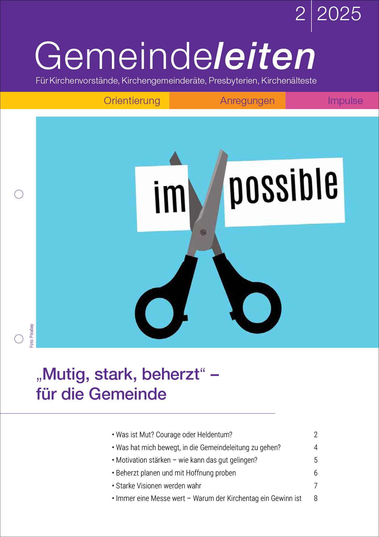 Gemeindeleiten – Das Magazin – Ausgabe 2/2025 – PDF-Version Gemeindeleiten – Das Magazin – Ausgabe 2/2025 – PDF-Version