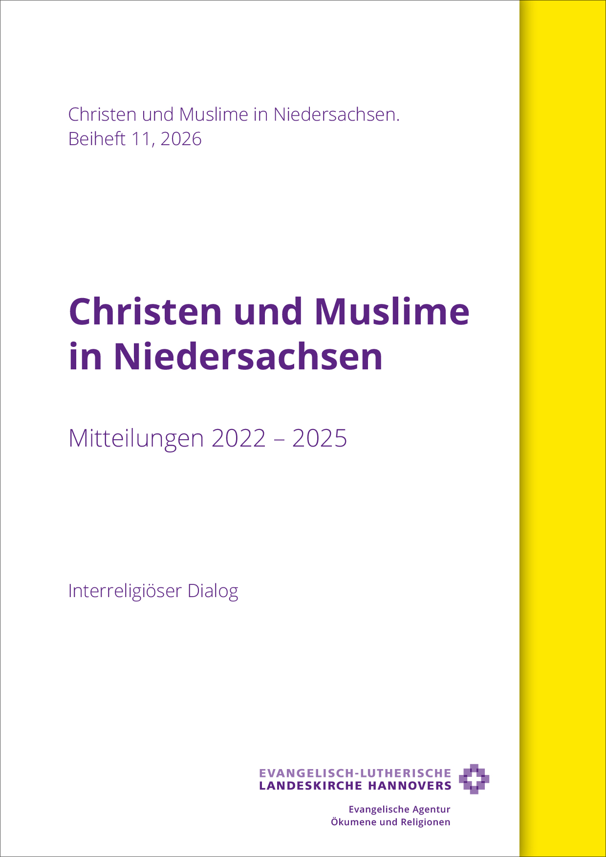 Christen und Muslime in Niedersachsen – Mitteilungen 2022 – 2025