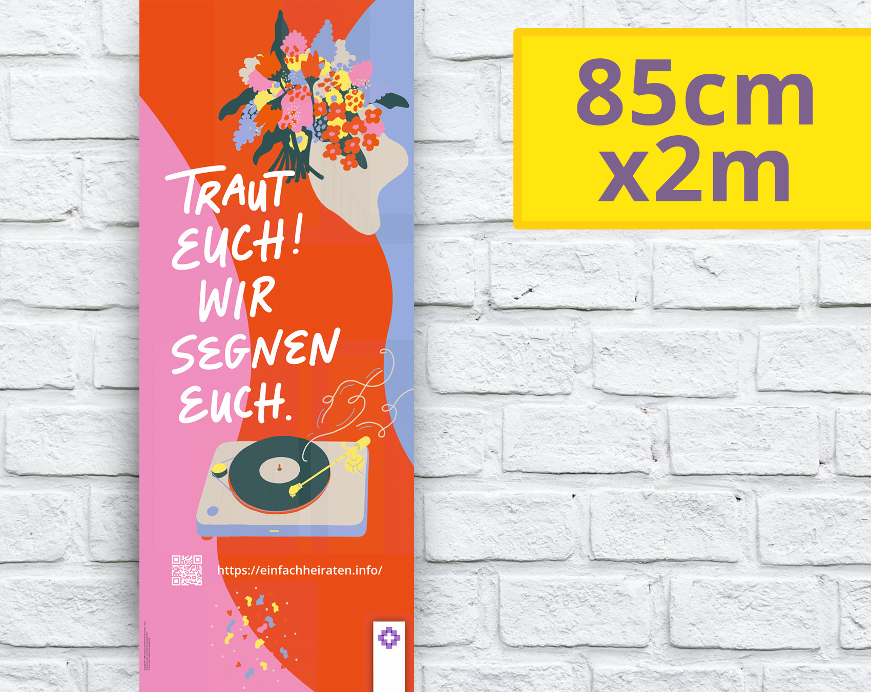 RollUp Professional 85 Indoor "einfach heiraten" RollUp Professional 85 Indoor "einfach heiraten"