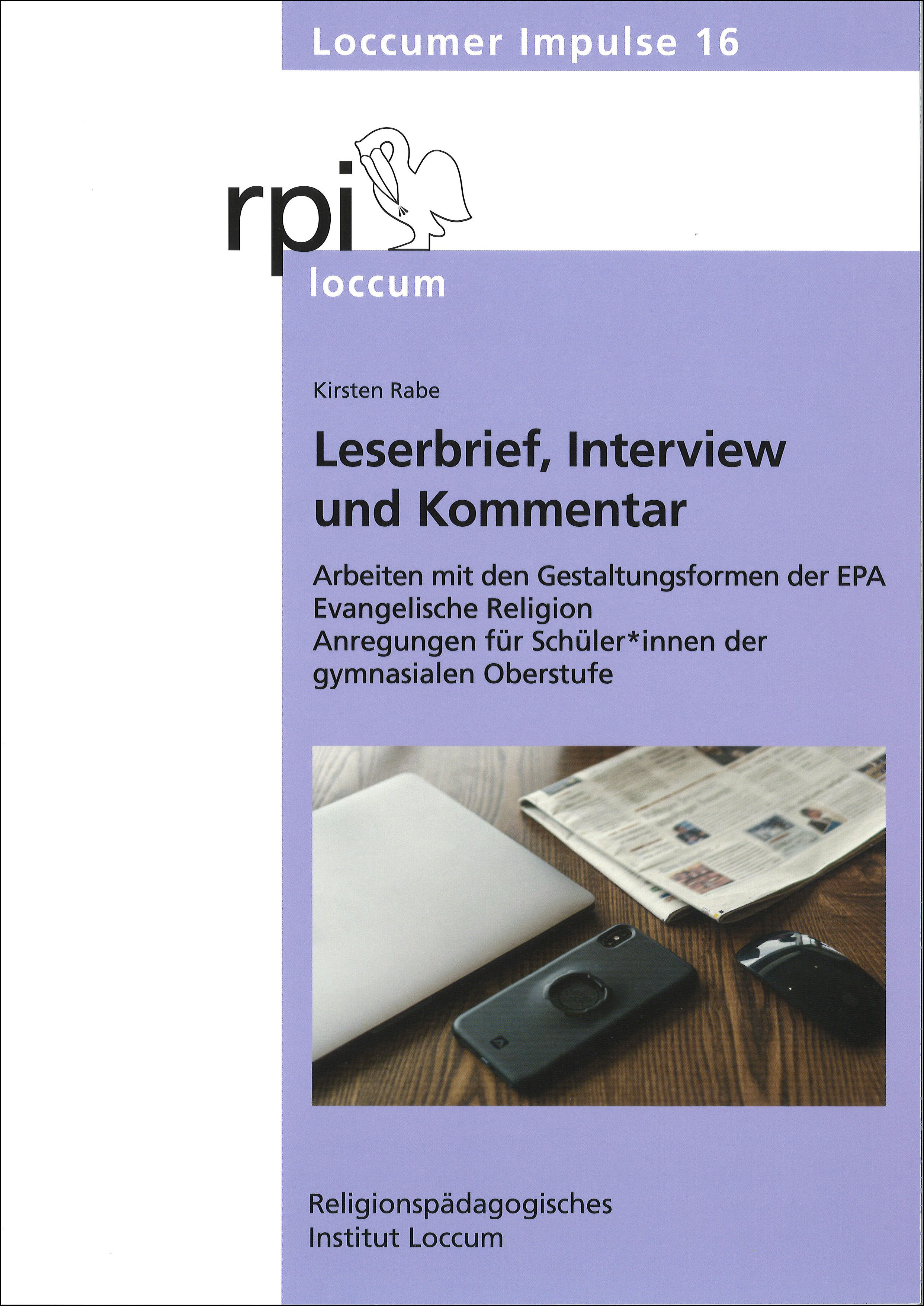 Leserbrief, Interview und Kommentar - Loccumer Impulse 16