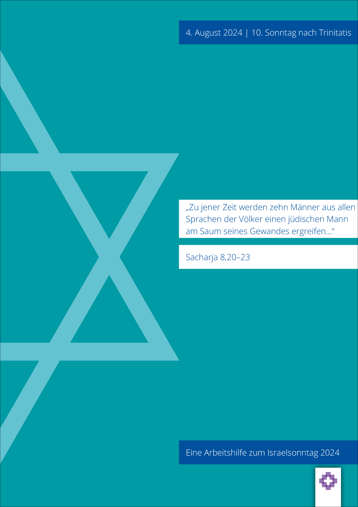12-600040 Arbeitshilfe zum Israelsonntag 2024 – PDF-Version