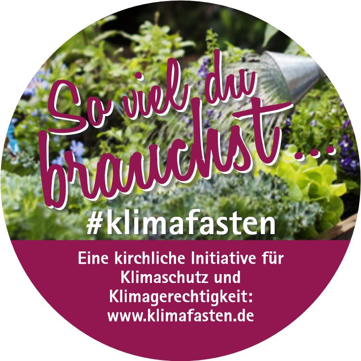 12-300053-1 Klimafasten – Aufkleber