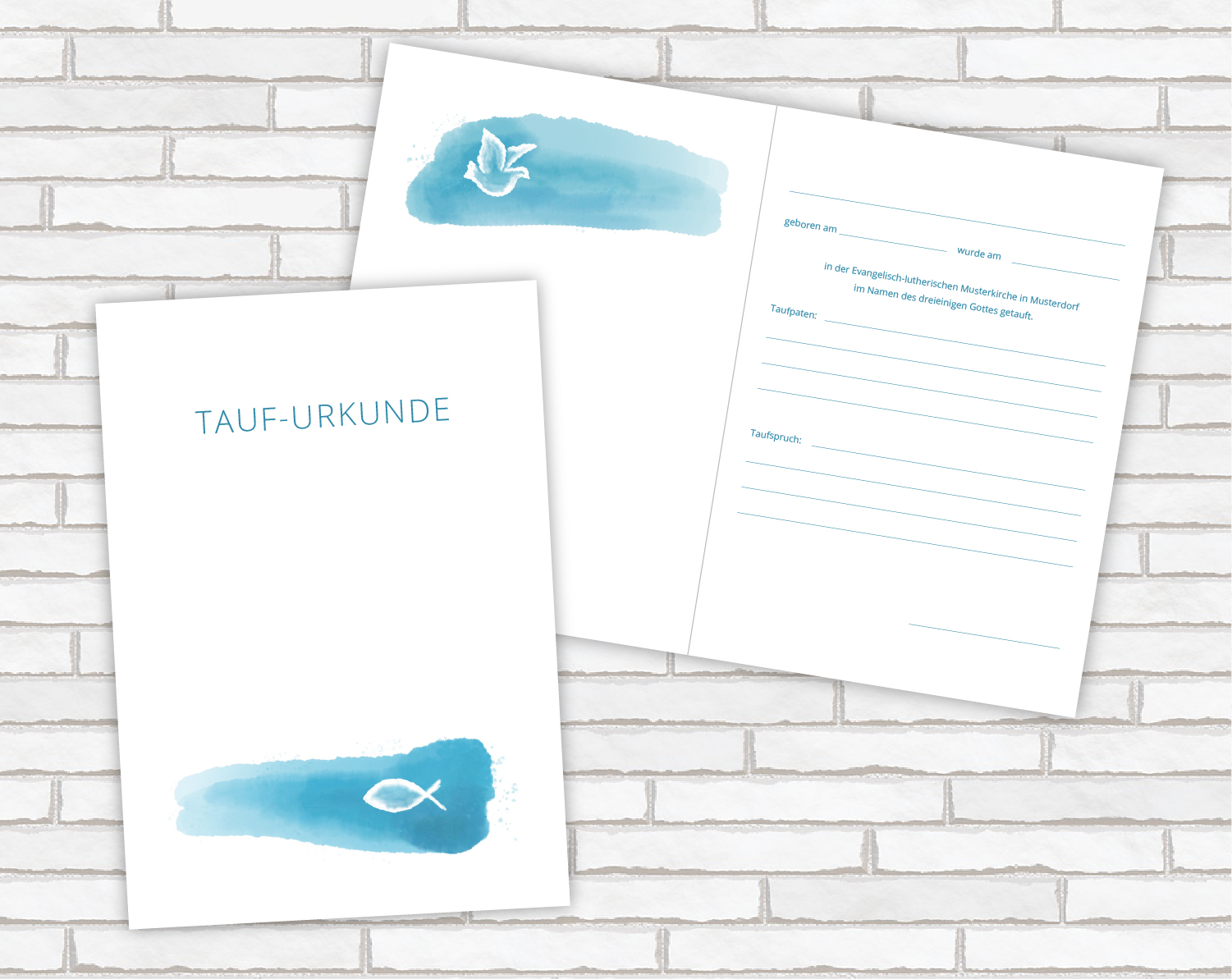 taufe_Urkunde Urkunde zur Taufe "Gottesgeschenk"