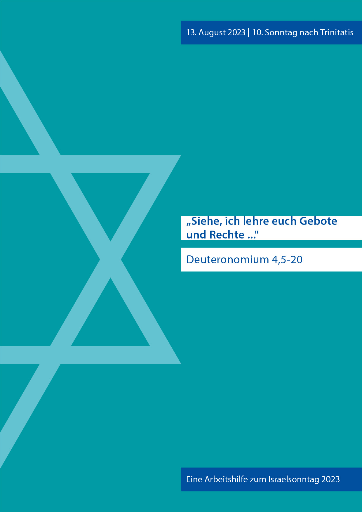 12-600039 Arbeitshilfe zum Israelsonntag 2023 – PDF-Version