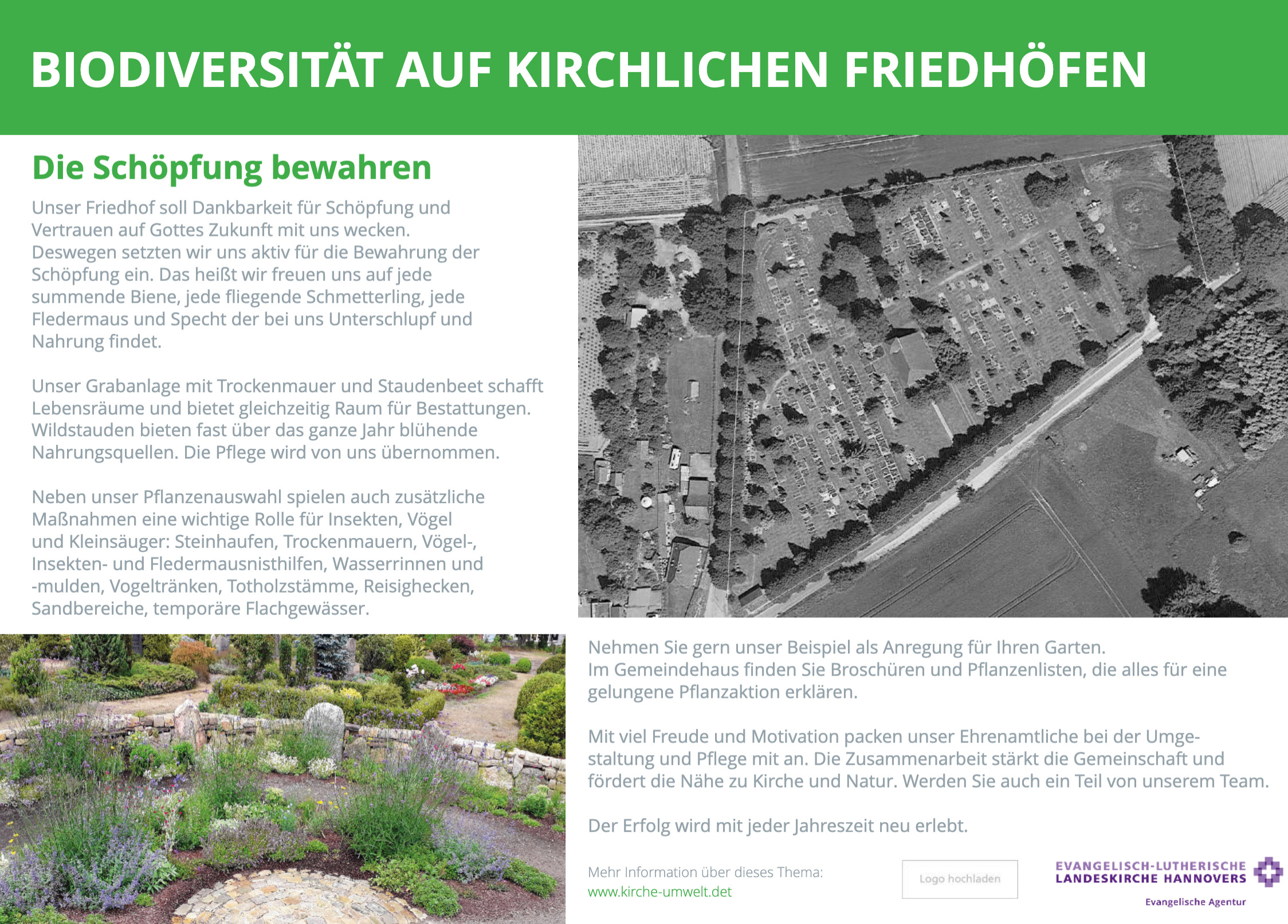 Eingangsschild Friedhof A2 Quer