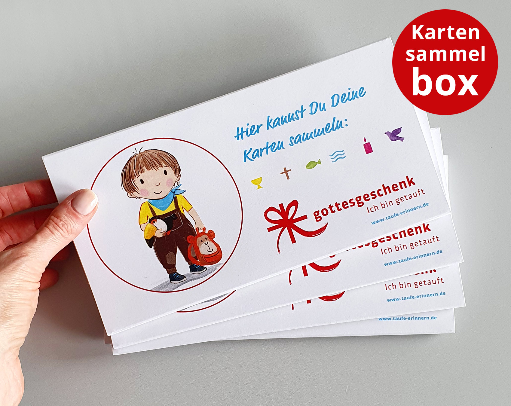 Taufe-erinnern Karten Sammelbox Taufe-erinnern Karten Sammelbox