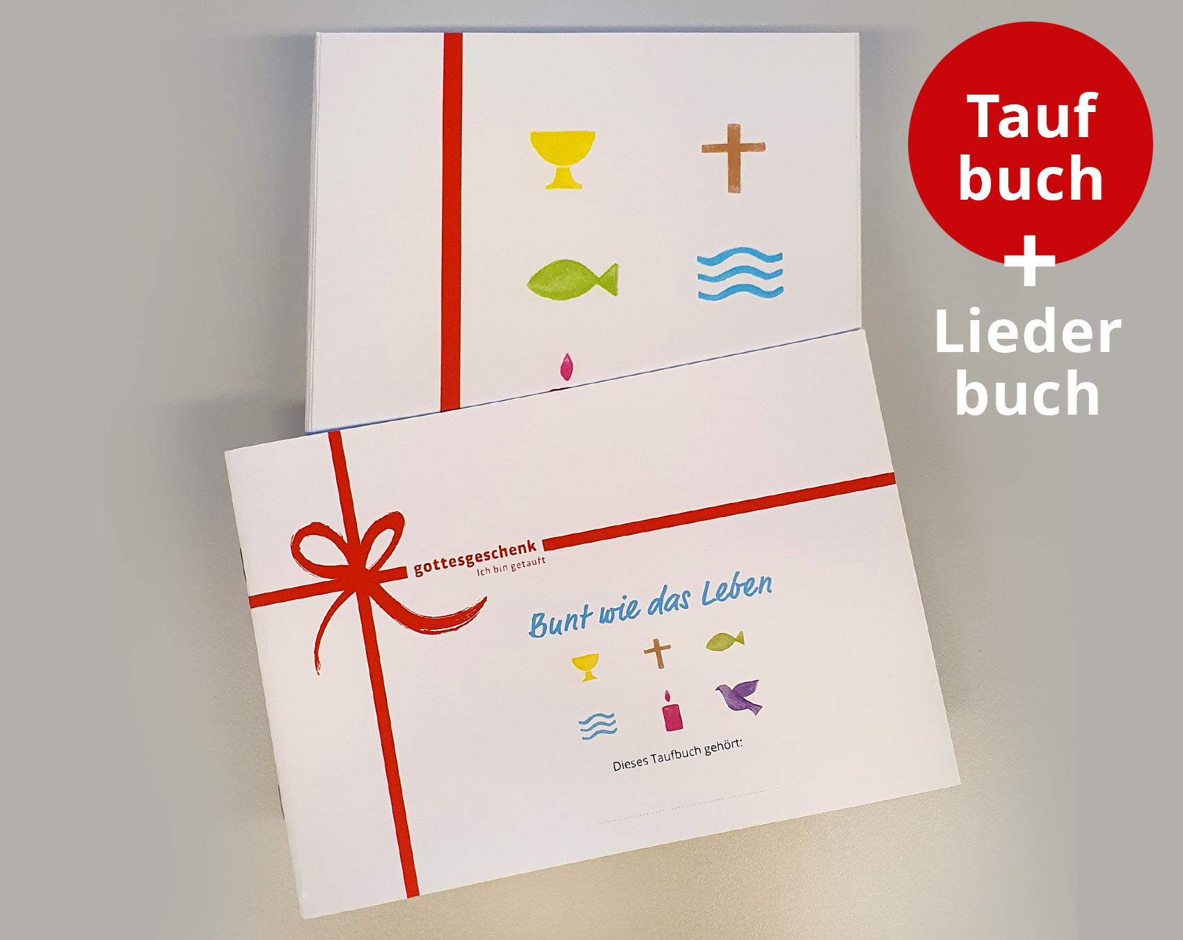 Taufe-erinnern Taufbuch (Liederheft + Karten Sammelbox)