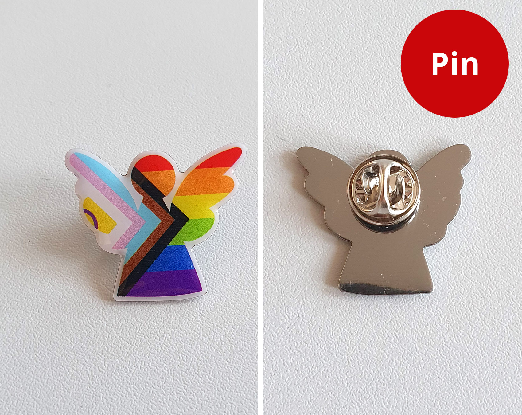 Engel „Fürchtedichnicht“ – Pin