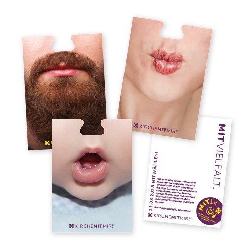Kinnmasken (Set mit 3 Motiven)